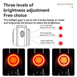 ROCKBROS Wireless Remote Bicycle Tail Light: Anti-Theft Alarm, Horn, Cycling Safety