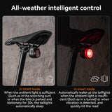 ROCKBROS Wireless Remote Bicycle Tail Light: Anti-Theft Alarm, Horn, Cycling Safety