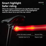 ROCKBROS Wireless Remote Bicycle Tail Light: Anti-Theft Alarm, Horn, Cycling Safety