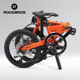 ROCKBROS ACS 16-inch Folding Bike: 9-Speed, Disc Brakes, Lightweight Urban Commuter