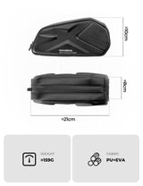 ROCKBROS 1.4L Cycling Top Tube Frame Bag Waterproof Hard Shell Bike Storage