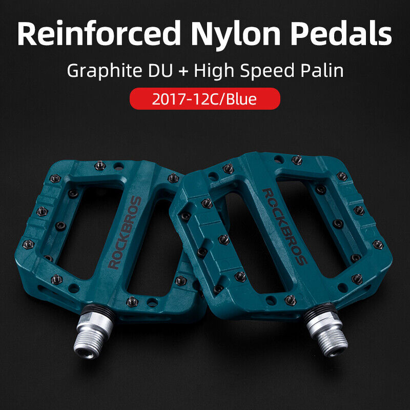 ROCKBROS Lightweight Nylon Composite Fibre Bike Pedals for All Bikes