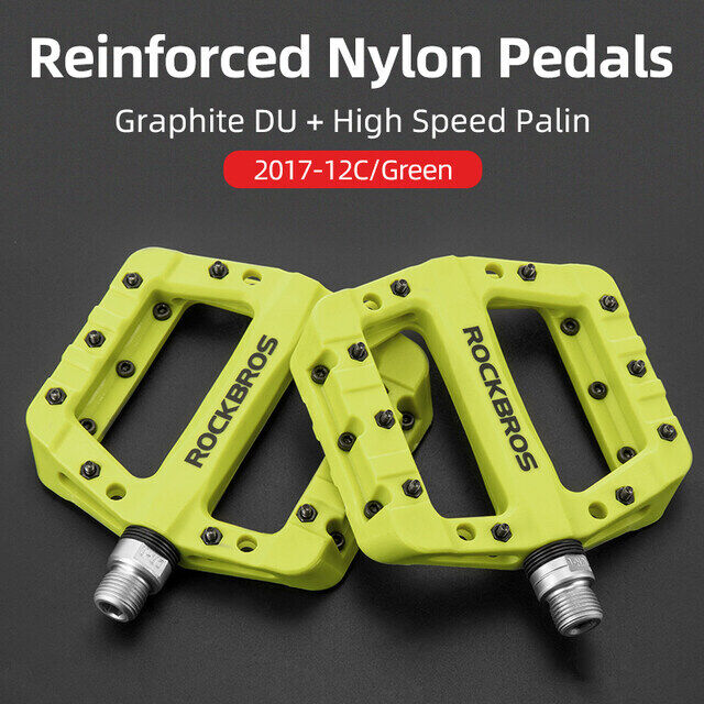 ROCKBROS Lightweight Nylon Composite Fibre Bike Pedals for All Bikes