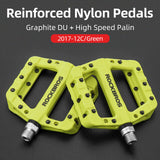 ROCKBROS Lightweight Nylon Composite Fibre Bike Pedals for All Bikes