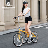 ROCKBROS VDS 20 Inch Folding Bike: 8-Speed, Disc Brake, Lightweight Commuter