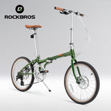 ROCKBROS VDS 20 Inch Folding Bike: 8-Speed, Disc Brake, Lightweight Commuter