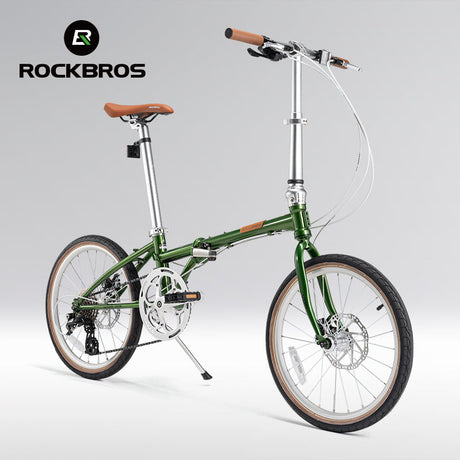 ROCKBROS VDS 20 Inch Folding Bike: 8-Speed, Disc Brake, Lightweight Commuter