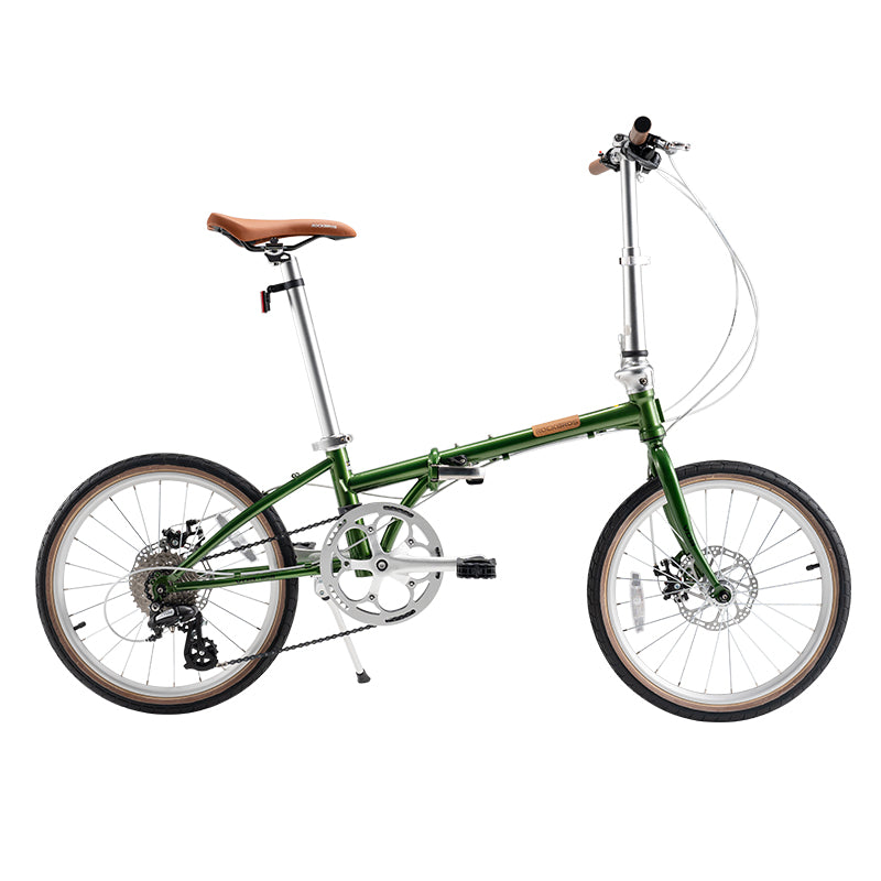 ROCKBROS VDS 20 Inch Folding Bike: 8-Speed, Disc Brake, Lightweight Commuter