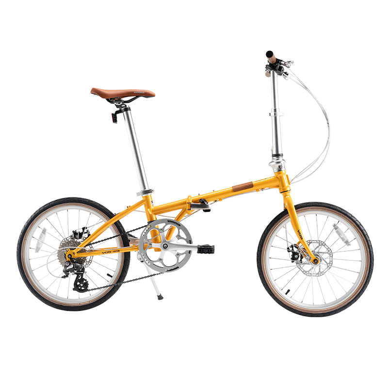 ROCKBROS VDS 20 Inch Folding Bike: 8-Speed, Disc Brake, Lightweight Commuter