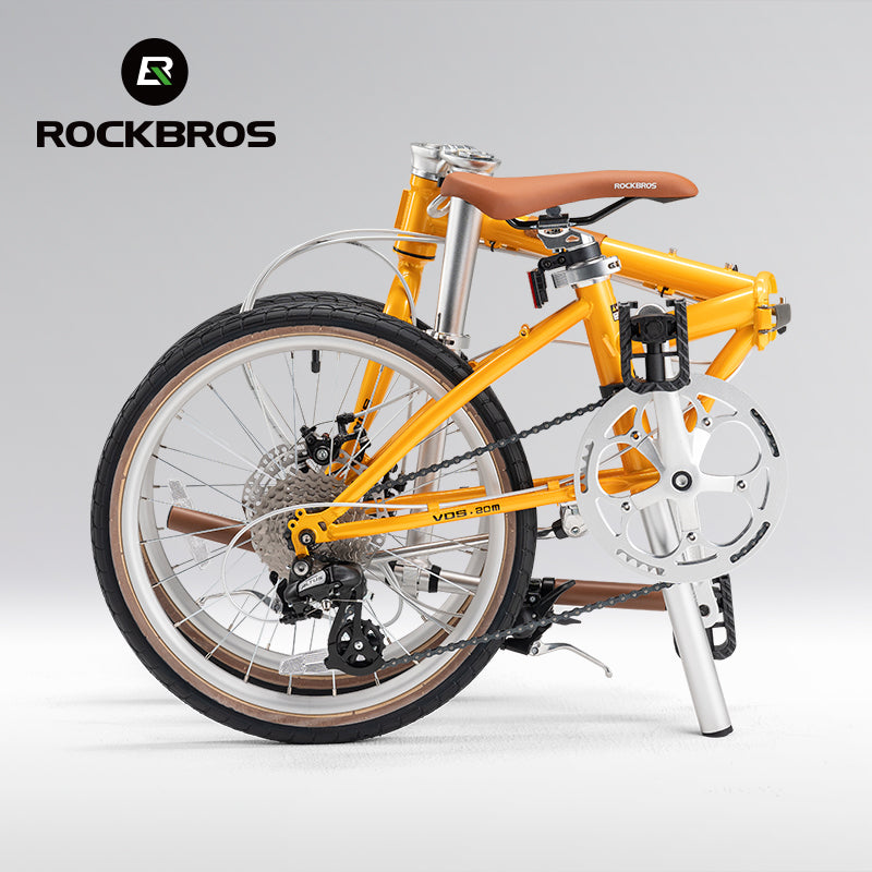 ROCKBROS VDS 20 Inch Folding Bike: 8-Speed, Disc Brake, Lightweight Commuter