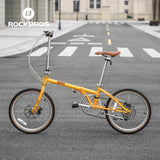 ROCKBROS VDS 20 Inch Folding Bike: 8-Speed, Disc Brake, Lightweight Commuter