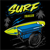 Ampd Bros Deluxe Beach Bike Trailer: Surfboard, Paddleboard, and Beach Gear Carrier