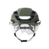 Lumos Ultra E-Bike Helmet with Integrated Eye Shield and Smart Turn Signals