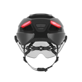 Lumos Ultra E-Bike Helmet with Integrated Eye Shield and Smart Turn Signals