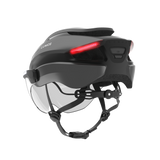 Lumos Ultra E-Bike Helmet with Integrated Eye Shield and Smart Turn Signals