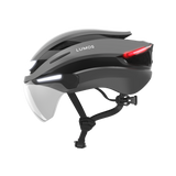 Lumos Ultra E-Bike Helmet with Integrated Eye Shield and Smart Turn Signals