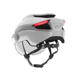 Lumos Ultra E-Bike Helmet with Integrated Eye Shield and Smart Turn Signals