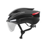 Lumos Ultra E-Bike Helmet with Integrated Eye Shield and Smart Turn Signals