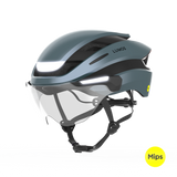 Lumos Ultra E-Bike Helmet with Integrated Eye Shield and Smart Turn Signals