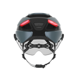Lumos Ultra E-Bike Helmet with Integrated Eye Shield and Smart Turn Signals