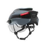 Lumos Ultra E-Bike Helmet with Integrated Eye Shield and Smart Turn Signals