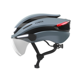 Lumos Ultra E-Bike Helmet with Integrated Eye Shield and Smart Turn Signals