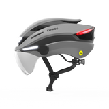 Lumos Ultra E-Bike Helmet with Integrated Eye Shield and Smart Turn Signals