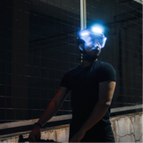 Lumos Ultra E-Bike Helmet with Integrated Eye Shield and Smart Turn Signals
