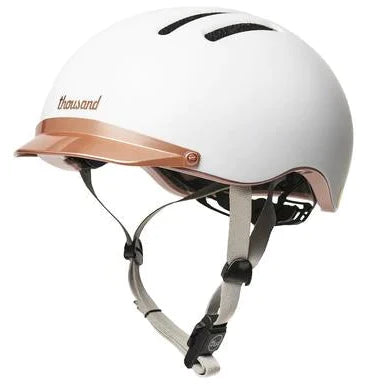 Thousand Chapter MIPS Helmet with Rear Light Supermoon White