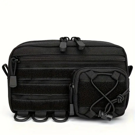 Durable Tactical MOLLE System Waist Pack – Versatile Outdoor Travel & First Aid Bag