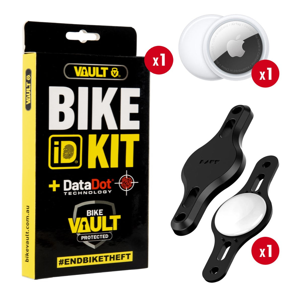 Secure Bike AirTag Holder Mount: Discreet Anti-Theft Bicycle GPS Tracker