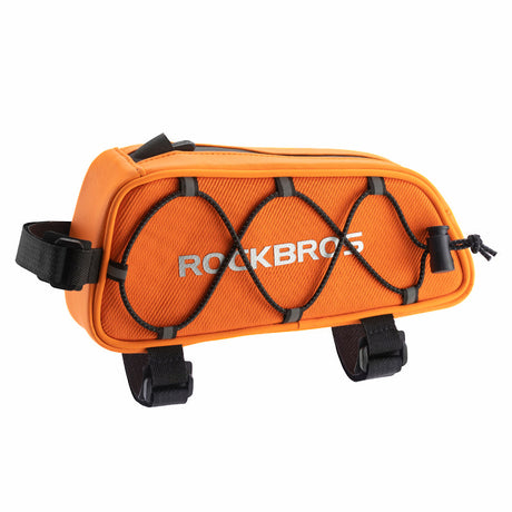 ROCKBROS Waterproof Reflective Bicycle Top Tube Bag, Secure Cycling Storage