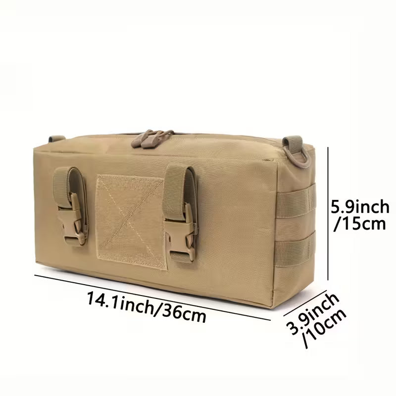 Army-Style Molle Panel Saddle Bag (Single Pocket)