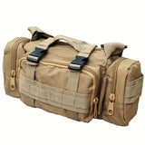 Durable 600D Nylon Crossbody Bag: Adjustable Strap for Outdoor Hiking & Camping
