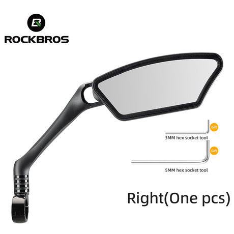 ROCKBROS 360° Rotatable Bicycle Handlebar Mirror for Enhanced Cycling Safety