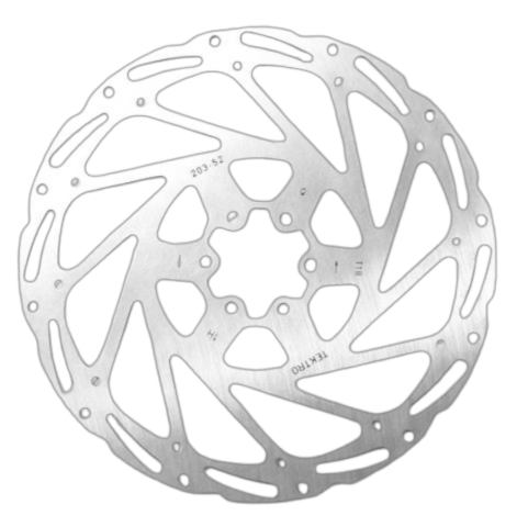 High-Performance 203mm Tektro Disc Brake Rotor for Electric Bikes & Scooters
