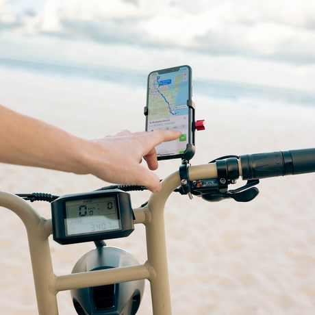 Titan 360° Rotatable Alloy Handlebar Phone Mount for Electric Bikes & Scooters