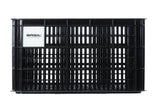 Basil Large 40L Black Recycled Bicycle Crate for Front or Rear Mounting
