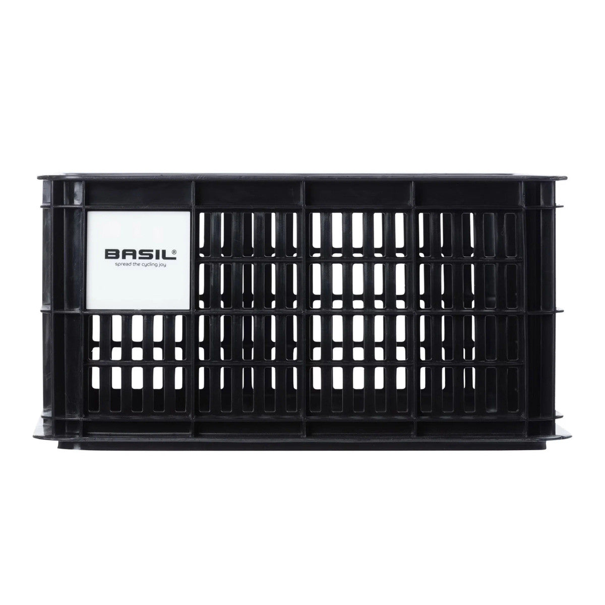 Basil Small 17.5L Recycled Black Bicycle Crate for Front/Rear Bike Storage