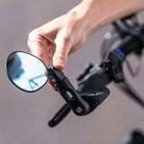 BBB Cycling MultiView Handlebar Mirror, Wide-View Anti-Glare, Adjustable Plug Mount