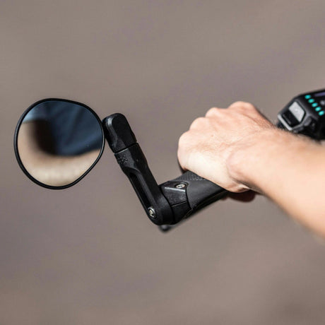 BBB Cycling MultiView Handlebar Mirror, Wide-View Anti-Glare, Adjustable Plug Mount