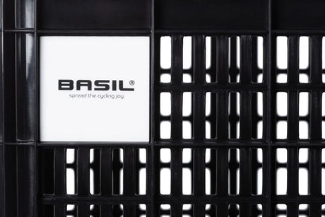 Basil Medium 29.5 Litre Recycled Black Bicycle Crate for Front/Rear Carrier