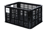 Basil Large 40L Black Recycled Bicycle Crate for Front or Rear Mounting