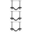 Basil Universal Bike Crate & Basket Mounting Kit - Secure Stainless Steel Attachment