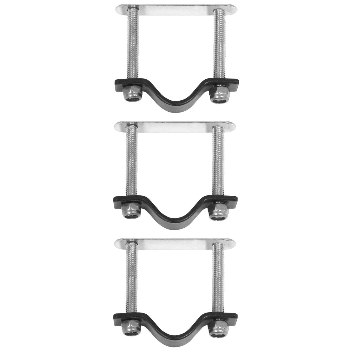 Basil Universal Bike Crate & Basket Mounting Kit - Secure Stainless Steel Attachment