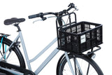 Basil Small 17.5L Recycled Black Bicycle Crate for Front/Rear Bike Storage