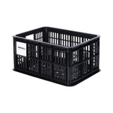Basil Small 17.5L Recycled Black Bicycle Crate for Front/Rear Bike Storage
