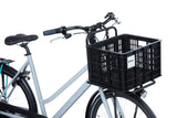 Basil Medium 29.5 Litre Recycled Black Bicycle Crate for Front/Rear Carrier