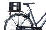 Basil Small 17.5L Recycled Black Bicycle Crate for Front/Rear Bike Storage