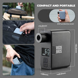 ROCKBROS AS1 Pro Portable Mini Electric Bike Tyre Pump with LED Display